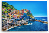 Paul Sinus Wandbild 120x80cm Cinque Terre italienischen Riviera Manarola Mittelmeer Küstendorf