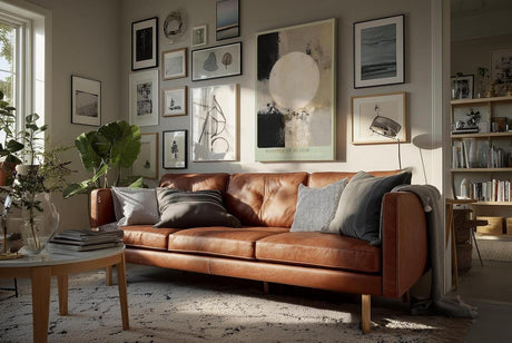 Paul Sinus Wandbild in 40x60cm Abstract Nightfall – Harmonische abstrakte Komposition mit großem Lichtkreis und sanften Farbverläufen