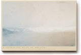Paul Sinus Wandbild 120x80cm Abstrakte Kueste mit sanften Wellen moderne minimalistische Naturkunst