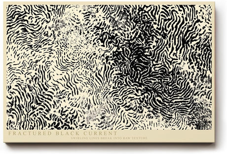 Paul Sinus Wandbild 120x80cm Abstrakte Schwarz Weiss Linienstruktur Moderne Kunst Minimalistisches Grafikmotiv für Wohnzimmer Büro Flur