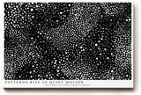 Paul Sinus Wandbild 120x80cm Abstraktes Punktmuster Schwarz Weiss moderne grafische Kunst