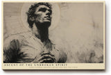 Paul Sinus Wandbild 120x80cm Aufstieg des unbeugsamen Geistes kraftvolles monochromes Portraet Kunstmotiv fuer moderne Wohnräume