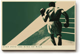 Paul Sinus Wandbild 120x80cm Boxer im Ring dynamische Sportkunst mit kraftvoller Bewegung fuer moderne Wohnräume