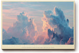 Paul Sinus Wandbild 120x80cm Dramatische Wolken Sonnenaufgang Himmel Landschaft Kunst Wanddekoration Wohnzimmer Schlafzimmer