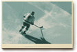 Paul Sinus Wandbild 120x80cm Eishockey Spieler auf Eis moderne Wintersport Illustration dynamische Wanddekoration