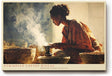 Paul Sinus Wandbild 120x80cm Ethiopian Coffee Ritual Traditionelle Kaffee Zeremonie Kultur Kunst fuer Wohnzimmer Kueche und Esszimmer