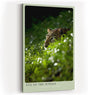 Paul Sinus Wandbild in 40x60cm Eye of the Jungle – Leopard im dichten Grün, seitlich aus dem Schatten auftauchend