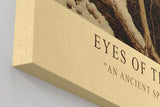 Paul Sinus Wandbild in 40x60cm Eyes of the North – majestätische Schneeeule in winterlicher Landschaft mit detailreicher Gefiederstruktur