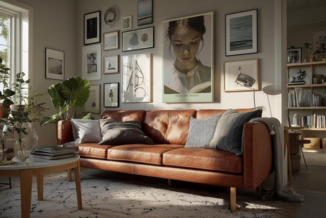 Paul Sinus Wandbild in 40x60cm Into the Pages – Lichtdurchflutetes Porträt einer jungen Frau, vertieft in ein Buch, zeitgenössische Bilder mit sanfter Farbgebung, inspirierend und harmonisch