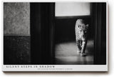 Paul Sinus Wandbild 120x80cm Leopard Schwarz Weiß Fotokunst Elegantes Tiermotiv Moderne Wanddekoration für Wohnzimmer Büro und Flur