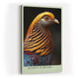 Paul Sinus Wandbild in 40x60cm Majesty in Motion – majestätisches Vogelporträt in warmen Orangeund Blautönen für edle Raumgestaltung