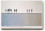 Paul Sinus Wandbild 120x80cm Minimalistische Figurenkomposition moderne abstrakte Menschen Kunst