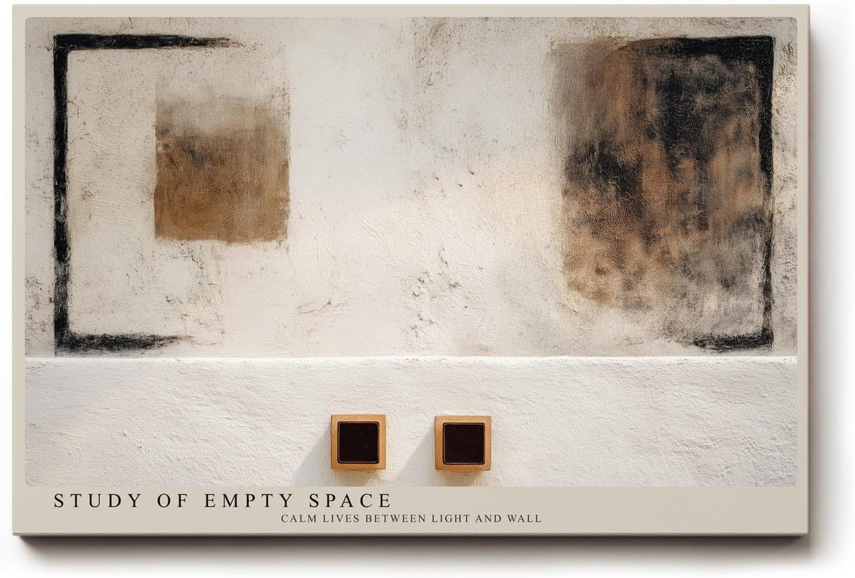 Paul Sinus Wandbild 120x80cm Minimalistische Raumstudie Moderne Kunst LeinWandbild 120x80cm Abstrakte Architektur Wanddekoration