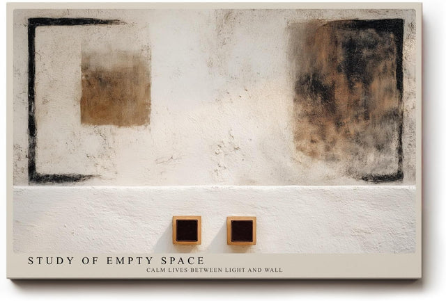 Paul Sinus Wandbild 120x80cm Minimalistische Raumstudie Moderne Kunst LeinWandbild 120x80cm Abstrakte Architektur Wanddekoration