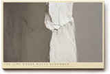 Paul Sinus Wandbild 120x80cm Minimalistische Wandstruktur abstrakte Betonoptik moderne Architektur Kunst
