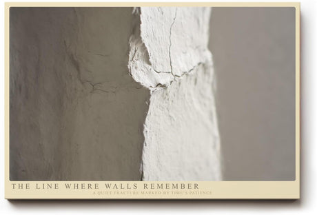 Paul Sinus Wandbild 120x80cm Minimalistische Wandstruktur abstrakte Betonoptik moderne Architektur Kunst