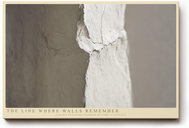 Paul Sinus Wandbild 120x80cm Minimalistische Wandstruktur abstrakte Betonoptik moderne Architektur Kunst