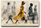 Paul Sinus Wandbild 120x80cm Mode Silhouetten Moderne Collage LeinWandbild 120x80cm Stilvolle Figuren Wanddekoration