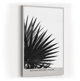 Paul Sinus Wandbild in 40x60cm Monochrome Palm – stilvolle Palmenblätter in kontrastreicher Schwarz-Weiß-Fotografie für moderne Räume