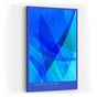 Paul Sinus Wandbild in 40x60cm Oceanic Layers – Abstrakte Tiefen in Blau für moderne Raumgestaltung