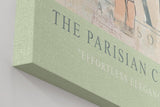 Paul Sinus Wandbild in 40x60cm Paris Modefotografie vor Eiffelturm zeitlose Eleganz in moderner Kunst auf Leinwand