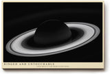 Paul Sinus Wandbild 120x80cm Planet Mit Ringen Kosmos Minimalistische Weltraum Kunst Schwarz Weiss Illustration Kunstdruck Poster Grosse Wanddekoration fuer Wohnzimmer Büro