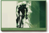 Paul Sinus Wandbild 120x80cm Rennradfahrer in Bewegung moderne Radsport Kunst mit dynamischer Illustration