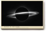 Paul Sinus Wandbild 120x80cm Ringplanet Kosmos Minimalistische Weltraum Kunst Schwarz Weiss Planet Illustration Kunstdruck Poster Grosse Wanddekoration fuer Wohnzimmer Büro