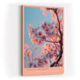 Paul Sinus Wandbild in 40x60cm Sakura Moment – zarte Kirschblüten im warmen Licht vor sanftem Himmel