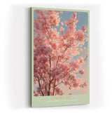 Paul Sinus Wandbild in 40x60cm Sakura Sky – prächtiger Kirschbaum in voller Blüte vor blauem Himmel