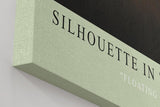 Paul Sinus Wandbild in 40x60cm Schwebende Silhouette in nebliger Landschaft mit minimalistischem Horizont