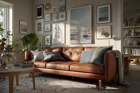 Paul Sinus Wandbild in 40x60cm Segelboote bei Ebbe – maritimes Ölgemälde mit ruhiger Küstenstimmung für entspannende Wohnraumgestaltung
