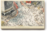 Paul Sinus Wandbild 120x80cm Shibuya Kreuzung Tokio Urbane Stadt Szene Moderne Metropolen Kunst
