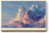 Paul Sinus Wandbild 120x80cm Sky in Bloom dramatische Wolken Himmel Landschaft Kunst Poster für Wohnzimmer Schlafzimmer Büro