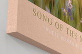 Paul Sinus Wandbild in 40x60cm Song of the Meadow Zarte Wildblumen im Sommerwind vor blauem Himmel für frische und natürliche Raumakzente