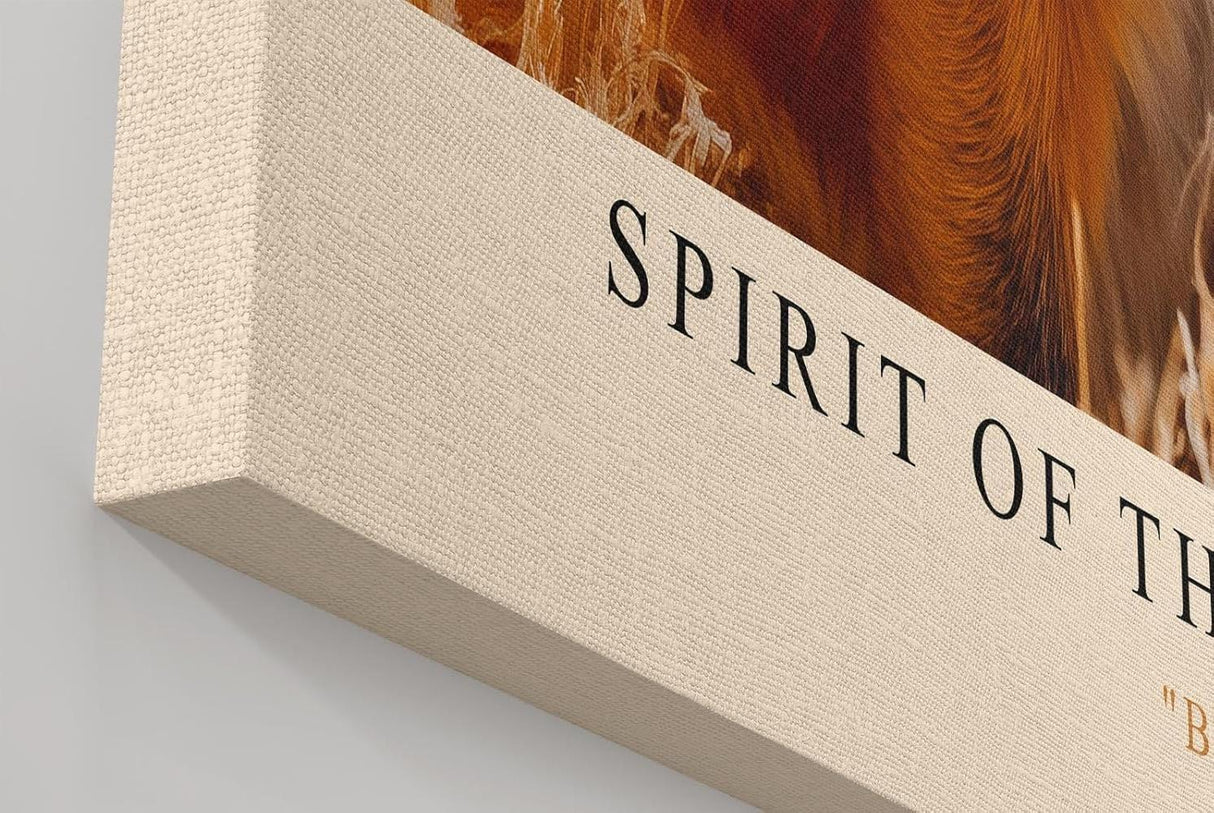 Paul Sinus Wandbild in 40x60cm Spirit of the Field – Naturgetreues Fuchs­porträt im goldenen Feldlicht