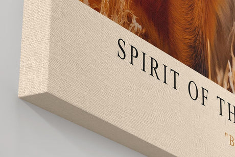 Paul Sinus Wandbild in 40x60cm Spirit of the Field – Naturgetreues Fuchs­porträt im goldenen Feldlicht
