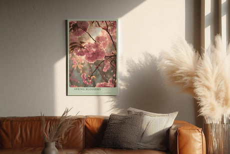 Paul Sinus Wandbild in 40x60cm Spring Blossoms – romantische Kirschblüten im sanften Frühlingslicht in zarter Farbgestaltung