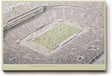 Paul Sinus Wandbild 120x80cm Stadion Panorama Sport Kunst LeinWandbild 120x80cm Fußball Arena Wanddekoration