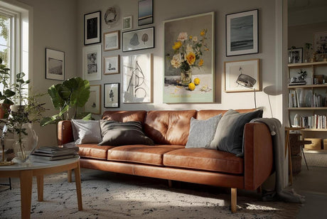 Paul Sinus Wandbild in 40x60cm Stillleben mit gelben und weißen Rosen – ausdrucksstarkes Ölgemälde für elegante Raumgestaltung