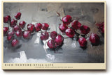 Paul Sinus Wandbild 120x80cm Stillleben rote Kirschen moderne Oelmalerei Stil grau rote Farbkontraste elegantes Kunstbild klassische Wanddekoration fuer Kueche Esszimmer Wohnzimmer