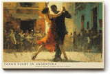 Paul Sinus Wandbild 120x80cm Tango Nacht in Argentinien – Leidenschaftliche Tanzszene in einer historischen Straße