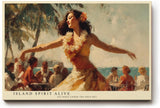 Paul Sinus Wandbild 120x80cm Tänzerin am Strand – Lebendige Szene mit tropischer Stimmung und Bewegung