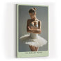 Paul Sinus Wandbild in 40x60cm The Ballet Pause – anmutiges Ballettmotiv in realistischer Malweise für elegante Raumgestaltung