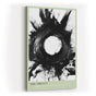 Paul Sinus Wandbild in 40x60cm The Impact – Ausdrucksstarke monochrome Kunst mit dynamischem Kreismotiv