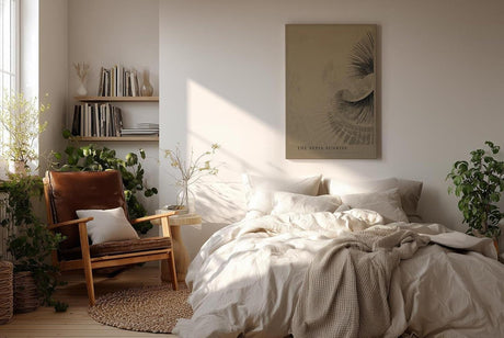 Paul Sinus Wandbild in 40x60cm The Sepia Sunrise – Zeitlose Wellen in warmen Sepiatönen für stilvolle Räume