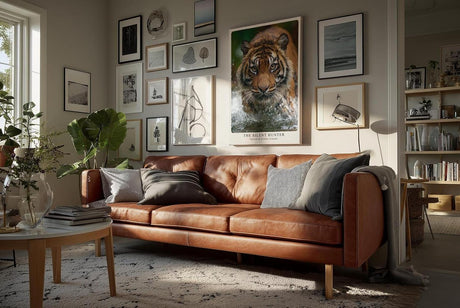 Paul Sinus Wandbild in 40x60cm The Silent Hunter – Faszinierendes Tigerporträt im Wasser in hoher Farbbrillanz