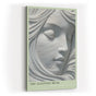 Paul Sinus Wandbild in 40x60cm The Sleeping Muse – Elegante Darstellung eines in feinen Linien gearbeiteten weiblichen Gesichts in sanfter Ruhe