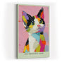 Paul Sinus Wandbild in 40x60cm The Sweetest Look – Verspieltes Katzen-Porträt im bunten Acrylstil, farbenfrohe Wandkunst mit charmantem Ausdruck