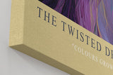 Paul Sinus Wandbild in 40x60cm The Twisted Dream – Farbintensive Kunst mit verschlungenem Baum in surrealer Landschaft